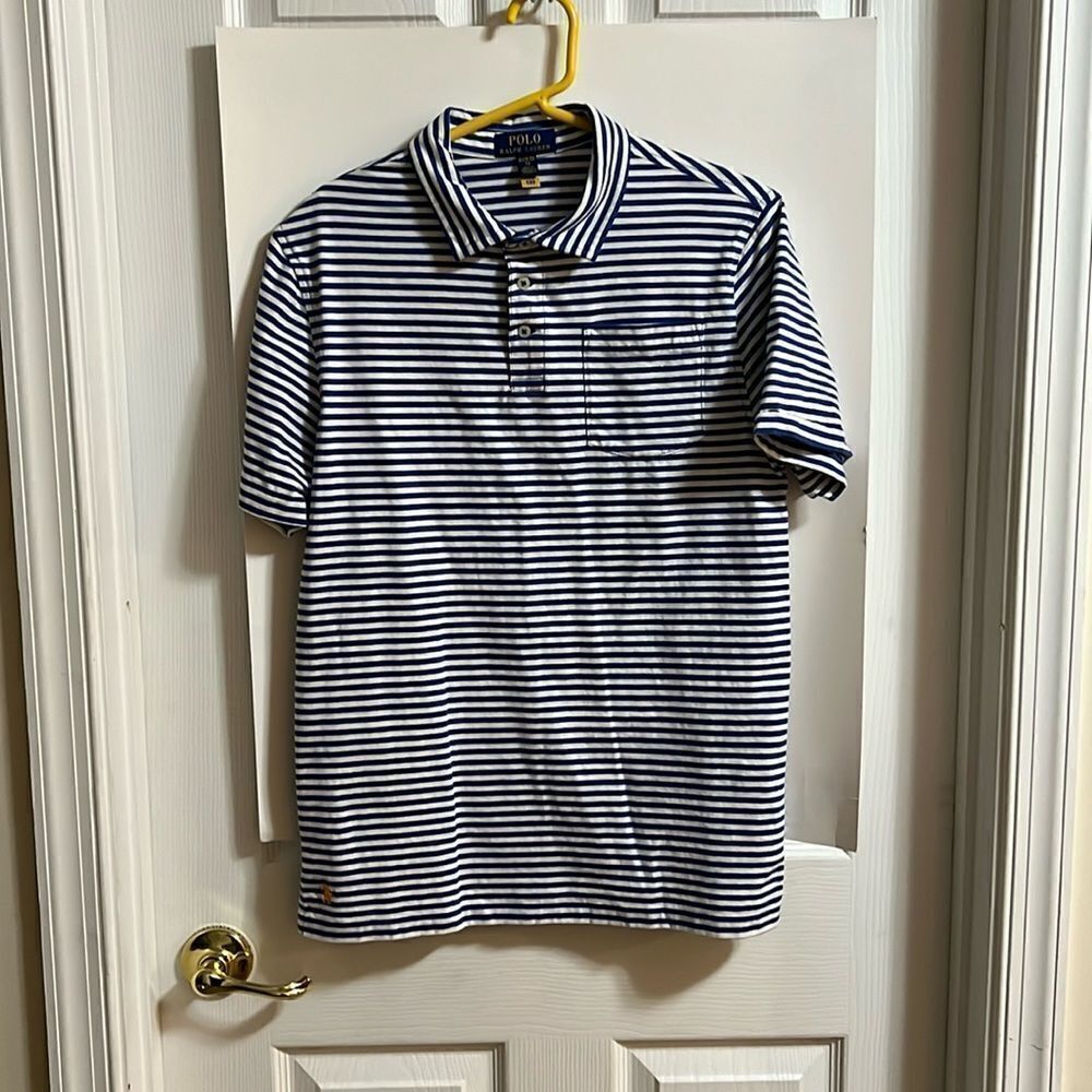 Polo Ralph Lauren youth boys striped XL polo shirt.